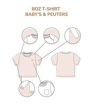 Zonen09 BOZ t-shirt - baby - PDF pattern - ebook