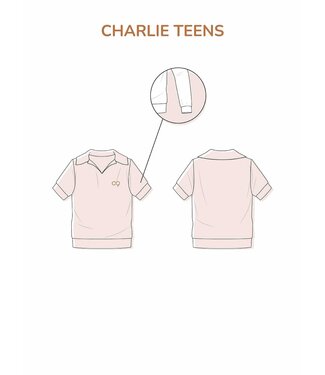 Zonen09 Charlie shirt - teens - PDF patroon - ebook