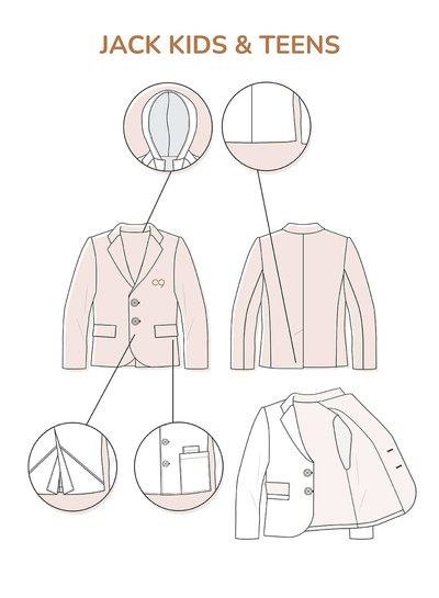 Zonen09 Jacket blazer - PDF pattern