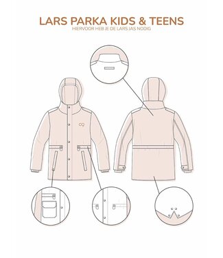 Zonen09 Lars Parka kit (LARS BASIC NEEDED) - PDF pattern - ebook