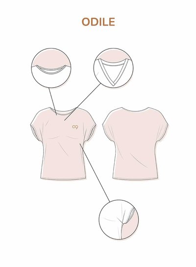 Zonen09 Odile shirt basic - ladies - PDF pattern