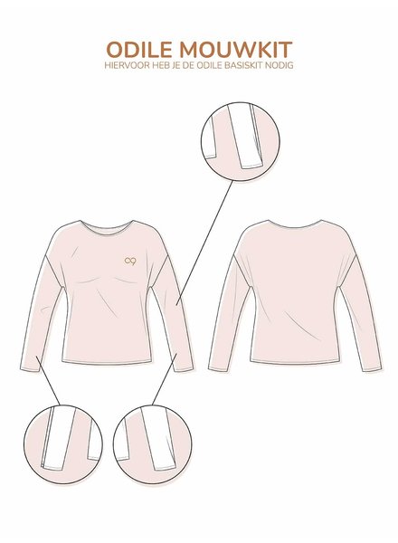 Zonen09 Odile sleeve kit - dames (BASIC vereist) - PDF patroon - ebook