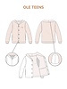 Zonen09 Ole reversible cardigan - teens - PDF pattern