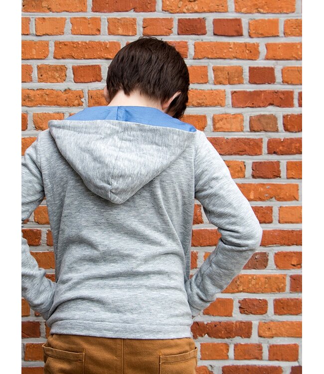 Zonen09 Ole omkeerbaar vestje - teens - PDF patroon