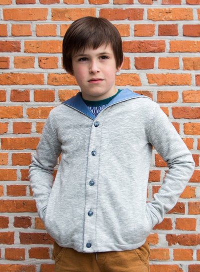 Zonen09 Ole reversible cardigan - teens - PDF pattern