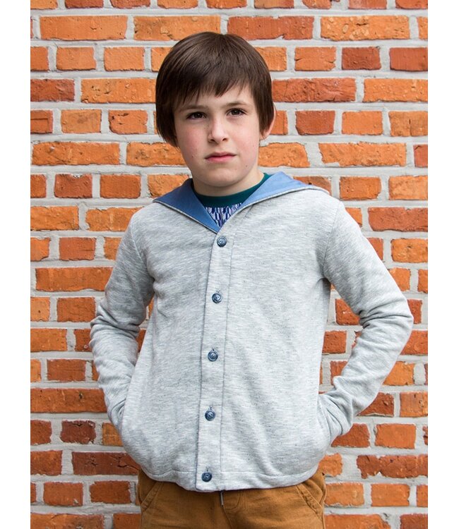 Zonen09 Ole omkeerbaar vestje - teens - PDF patroon