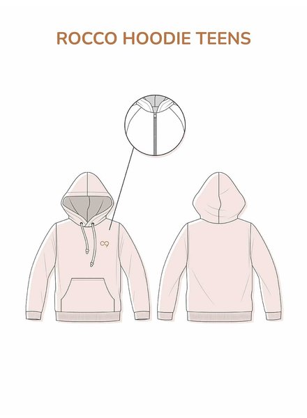 Zonen09 Rocco hoodie teens - PDF patroon - ebook