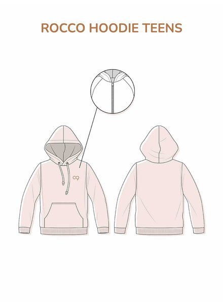 Zonen09 Rocco hoodie teens - PDF pattern - ebook