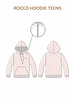 Zonen09 Rocco hoodie teens - PDF patroon