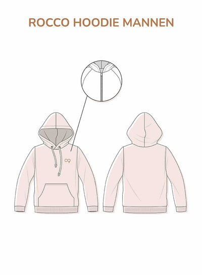 Zonen09 Rocco hoodie volwassenen - PDF patroon