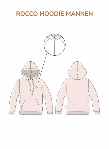 Zonen09 Rocco hoodie adults - PDF pattern - ebook