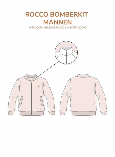 Zonen09 Rocco VOLWASSENEN sweater - sweatpants - bomber - PDF patroon - ebook