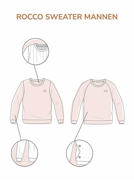 Zonen09 Rocco ADULT sweater - sweatpants - bomber - PDF pattern - ebook