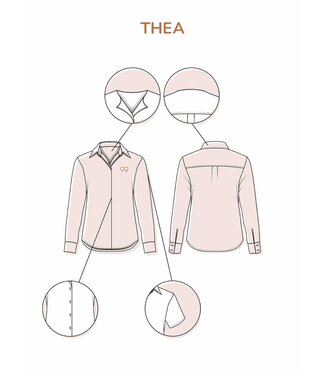 Zonen09 THEA blouse ladies - PDF pattern - ebook