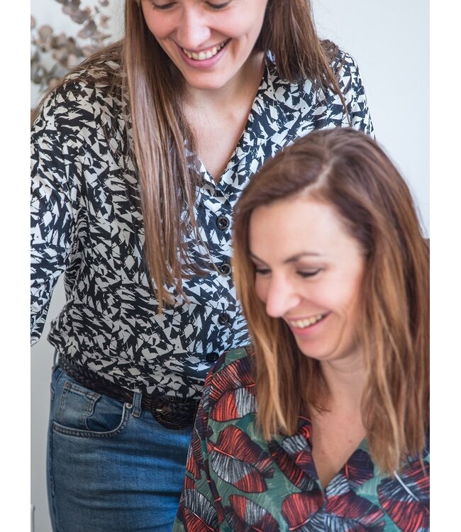 Zonen09 THEA blouse dames - PDF patroon