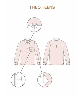 Zonen09 Theo shirt teens - PDF pattern - ebook