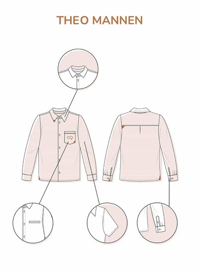 Zonen09 Theo shirt men - PDF pattern