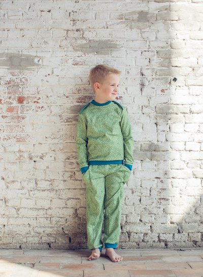 Zonen09 Wolf onesie en cape kids - PDF patroon