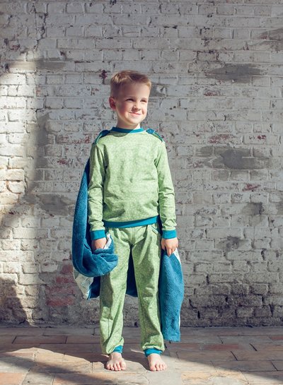 Zonen09 Wolf onesie en cape kids - PDF patroon