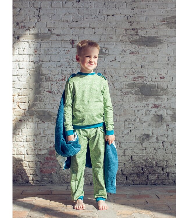 Zonen09 Wolf onesie en cape kids - PDF patroon