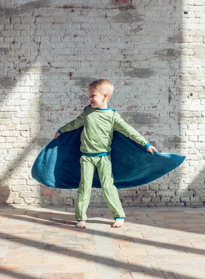 Zonen09 Wolf onesie and cape kids - PDF pattern