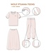 Zonen09 Wolf onesie en cape teens - PDF patroon