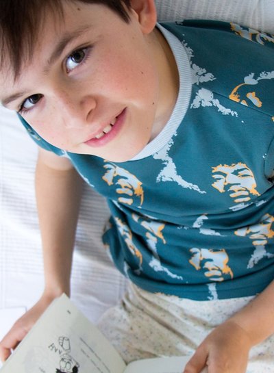 Zonen09 Wolf onesie and cape teens - PDF pattern