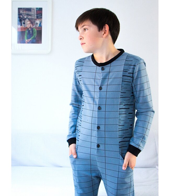 Zonen09 Wolf onesie en cape teens - PDF patroon