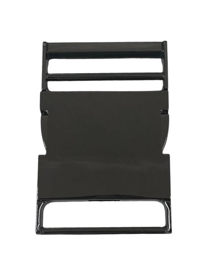 M. metal click buckle black nickel - 40 mm