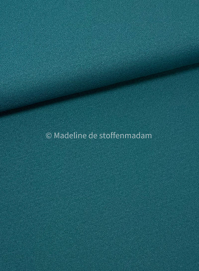 petrol - viscose crepe with 3% elastane