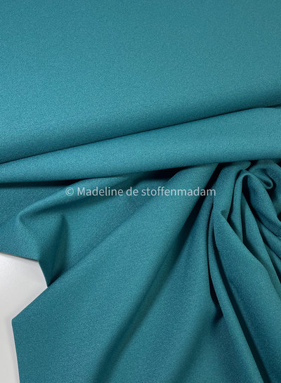 petrol - viscose crepe with 3% elastane