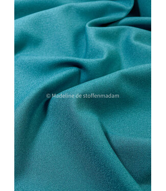 petrol - viscose crepe with 3% elastane