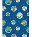 Paintbrush protect our planet - blauw - katoentje
