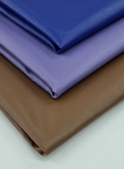 M. lilac artificial leather - to make prototypes or test models.