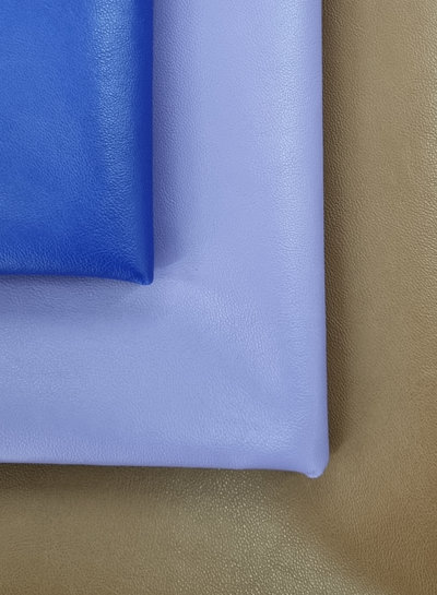 M. cobalt artificial leather - to make prototypes or test models.