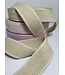 zacht limoen chevron binding tassenband - 40 mm - heel mooi en zacht