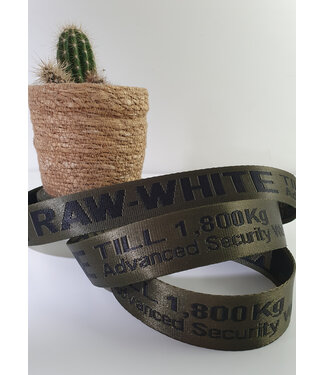security webbing green bag strap 35mm