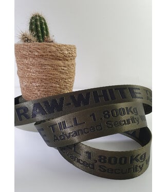 security webbing green tassenband 35mm