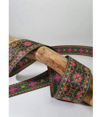 M. green - retro double face webbing 50mm