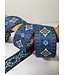 M. blue - retro double face webbing 50mm
