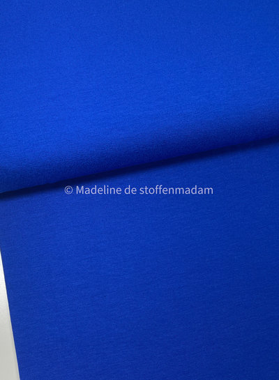 M. kobaltblauwe viscose tricot