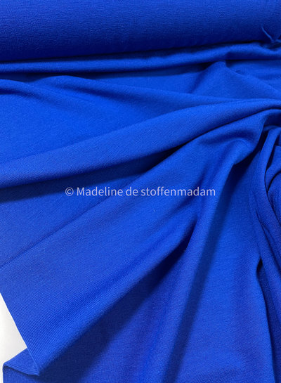 M. cobalt blue viscose jersey