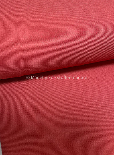marsala - plain viscose twill