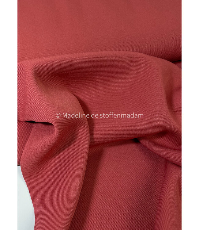 marsala -  effen viscose twill