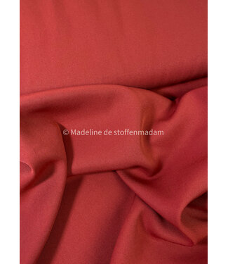 marsala - plain viscose twill