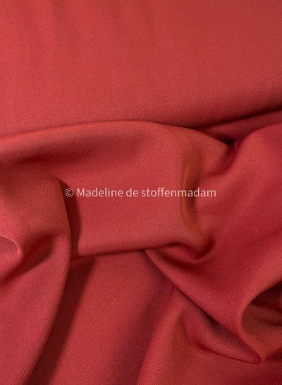 marsala -  effen viscose twill