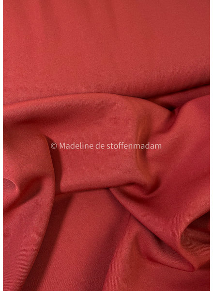 marsala -  effen viscose twill
