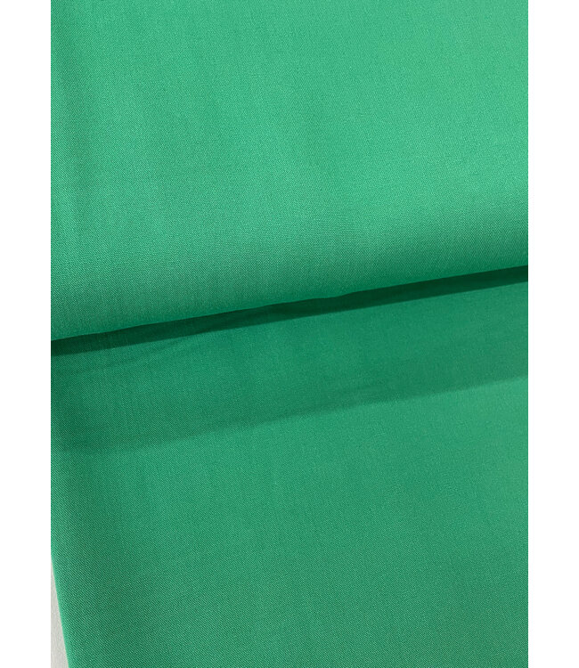 zee groen - mooie effen geweven viscose
