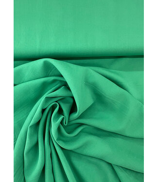 zee groen - mooie effen geweven viscose