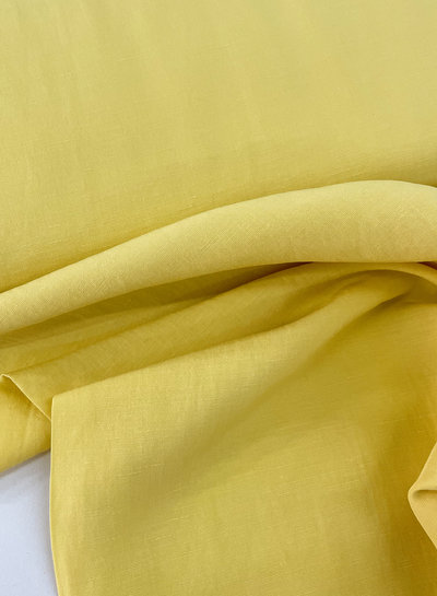 M. summer yellow - viscose linen blend